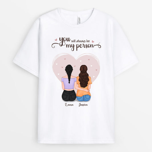 0443AUK1 Personalised T shirts Gifts Friends Besties