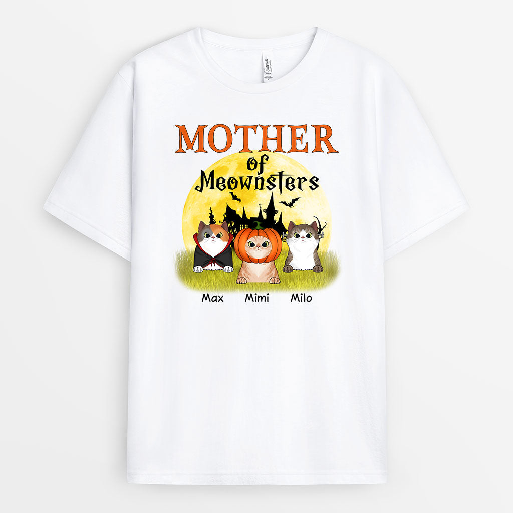 Mother of Meownsters - Personalised Gifts | T-shirts for Halloween