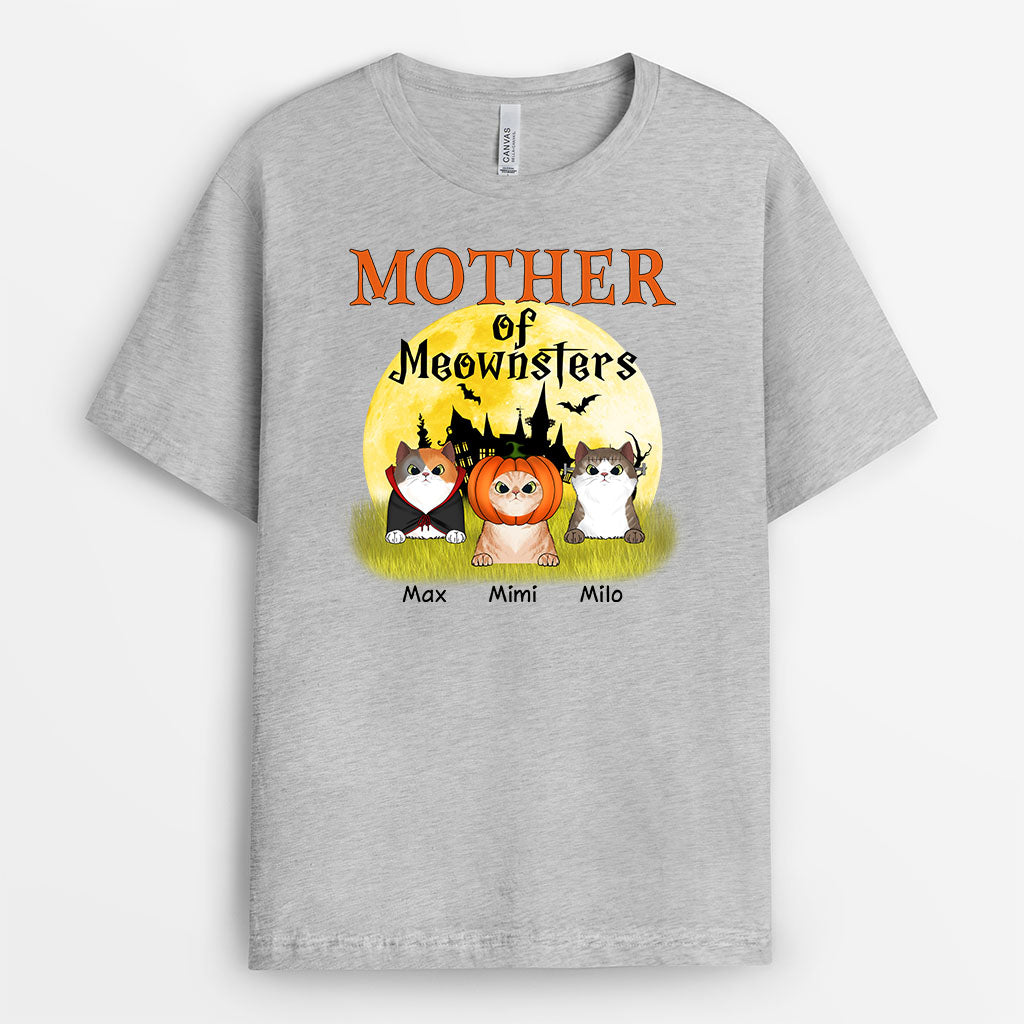 Mother of Meownsters - Personalised Gifts | T-shirts for Halloween