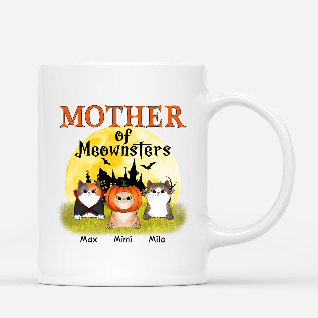 Mother of Meownsters - Personalised Gifts | Mug for Halloween - 0448M538D