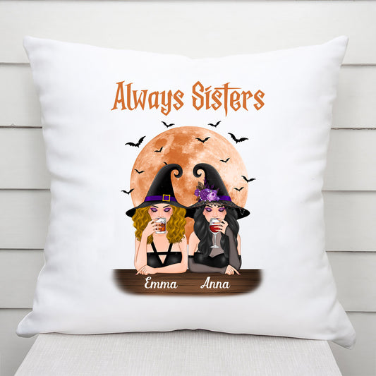 0449P545FUK1 Personalised Pillows Gifts Besties BestFriends Halloween