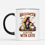 0452M235DUK1 Personalised Mug Gifts Cat Mom Halloween