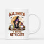 0452M235DUK2 Customised Mug Gifts Cat Mom Halloween