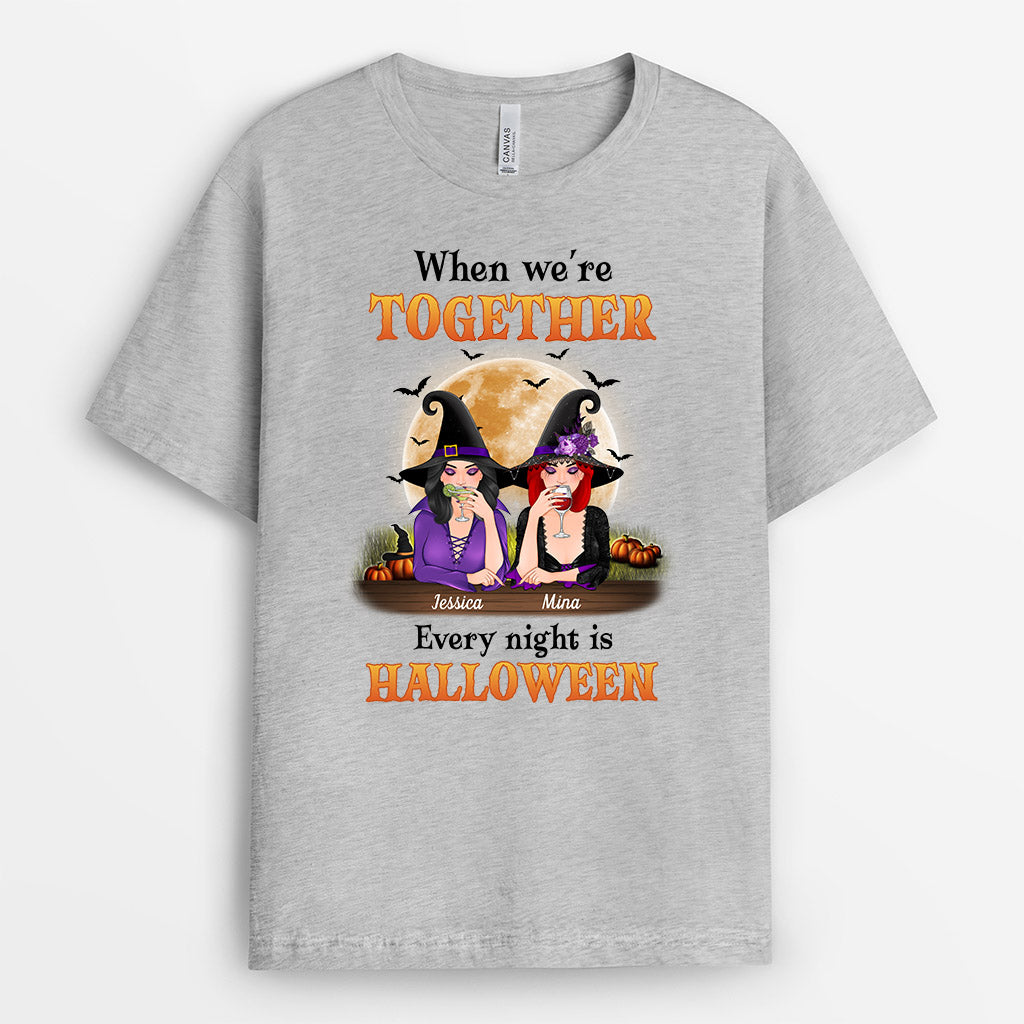 Witches Besties - Personalised Gifts | T-shirts for Halloween