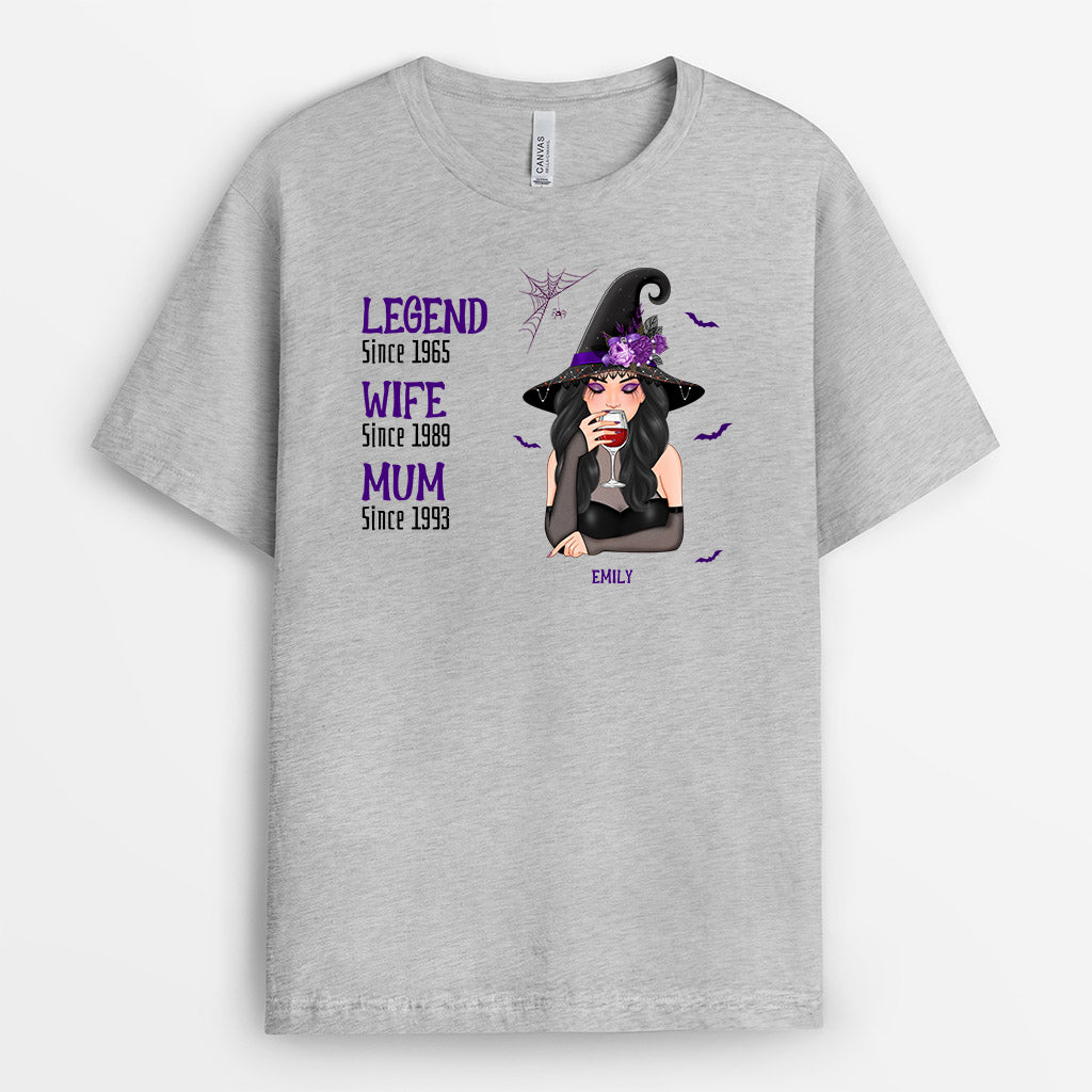 Legend Grandma Mum Witch - Personalised Gifts | T-shirts for Halloween