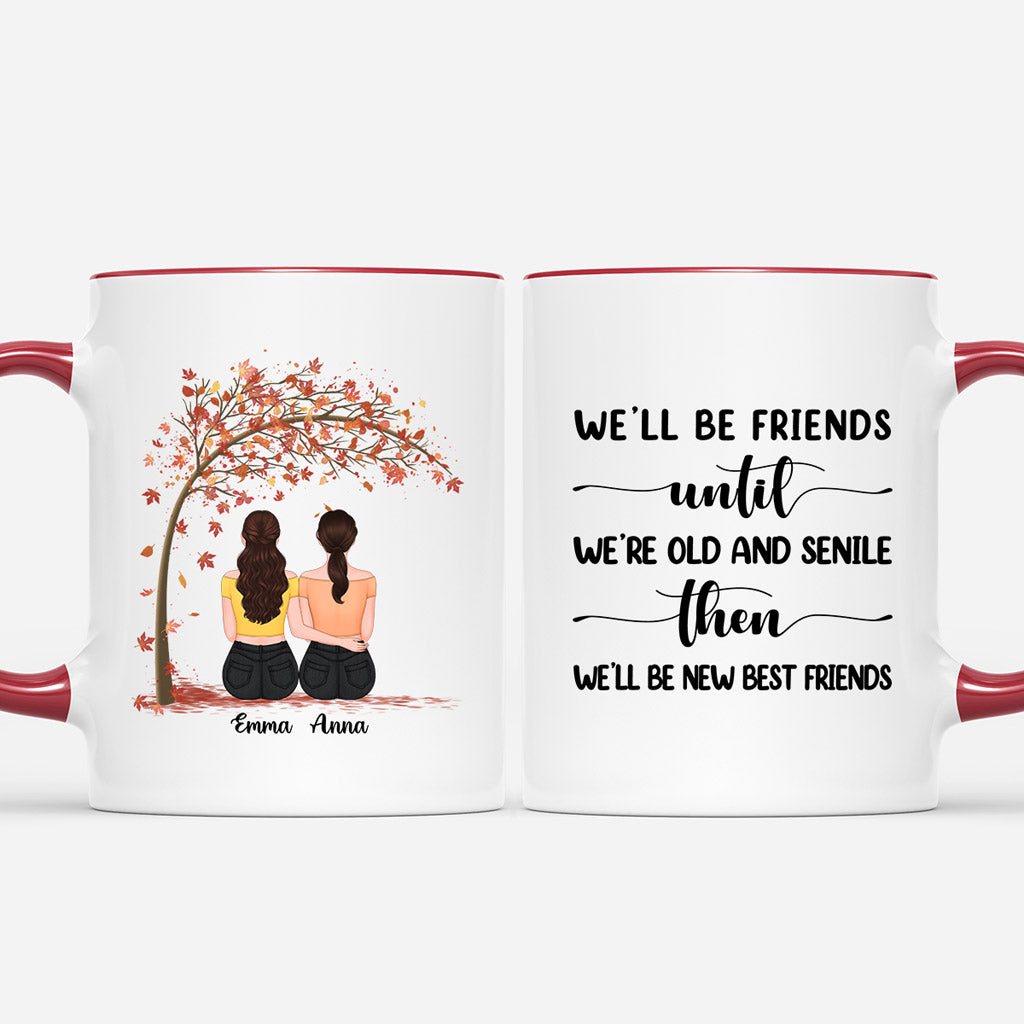 0464M595FUK1 Personalised Mug Gifts Besties BestFriends Text