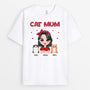 0479AUK1 Personalised T Shirt Gifts Cat Cat Lovers CatMum CatDaddy