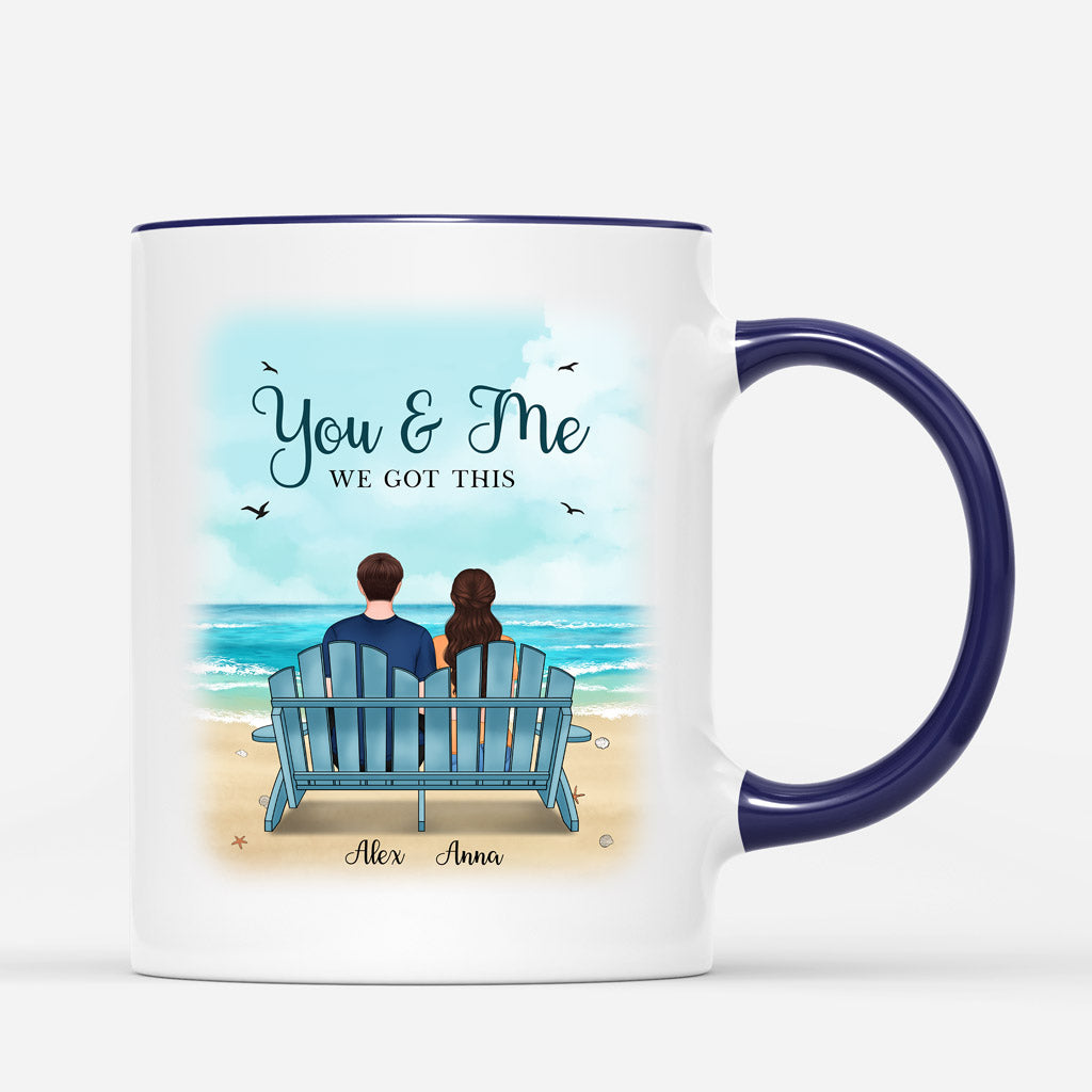 You & Me We Got This - Personalised Gifts | Mug for Couples/Lovers