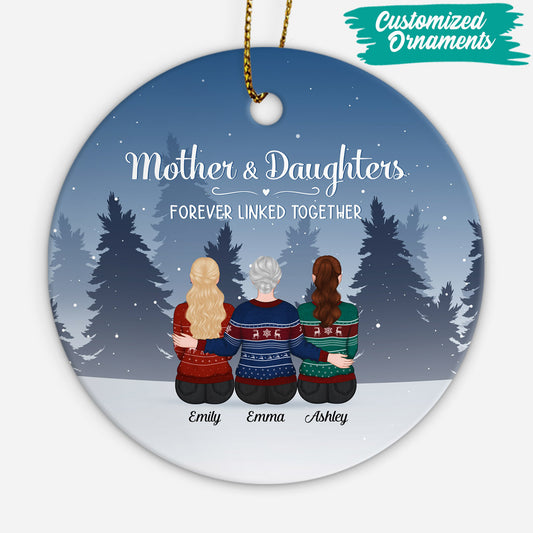 0512OUK2 Personalised Ornaments Gifts Mother Grandma Mum Christmas