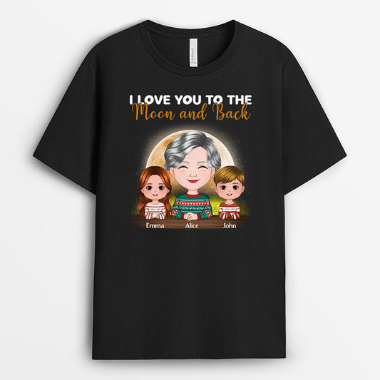 0525AUK1 Personalised T shirts Gifts Grandkids Grandma Mum