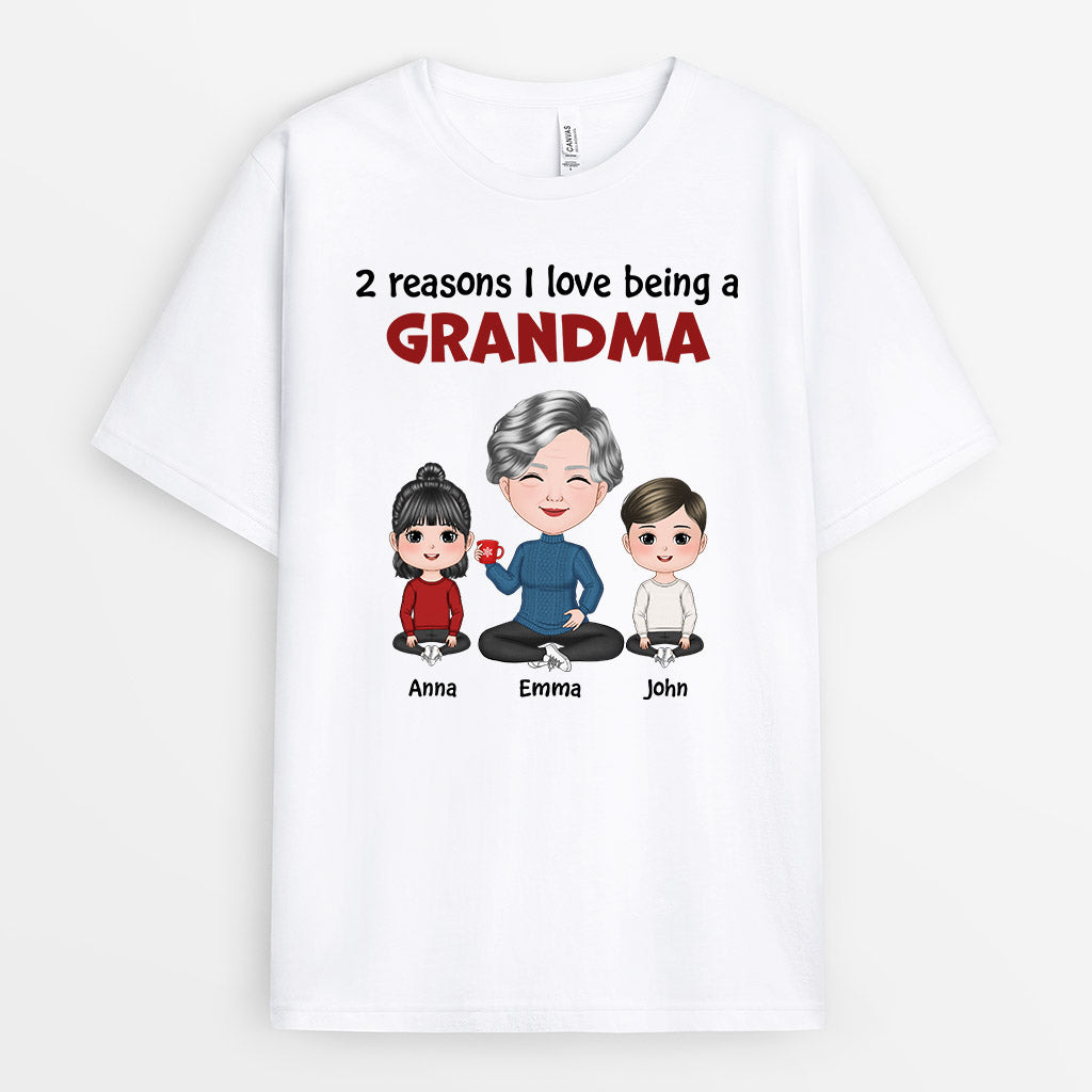 Reasons I Love Being A Mum - Personalised Gifts | T-shirts for Grandma/Mum