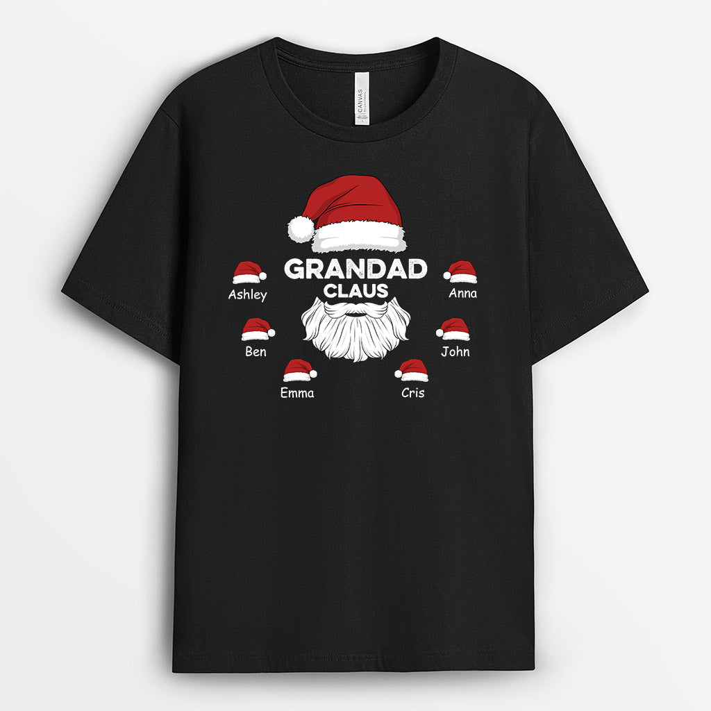 Grandad Claus - Personalised Gifts | T-shirts for Grandad/Dad Christmas