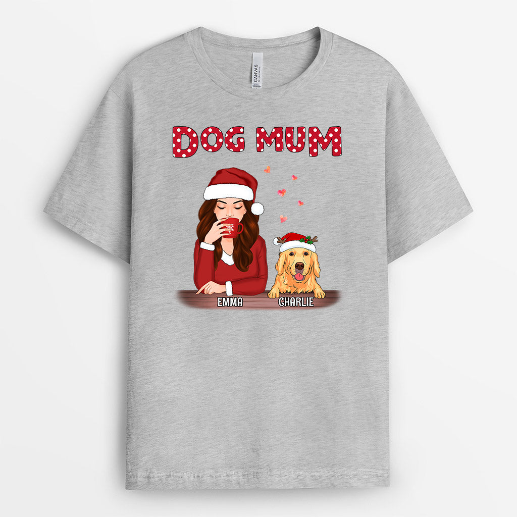 Dog Mum - Personalised Gifts | T-shirts for Dog Lovers Christmas