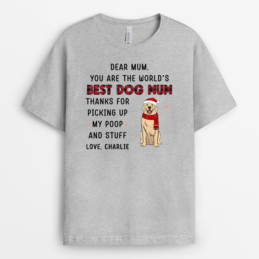 Thank You Mum - Personalised Gifts | T-shirts for Dog Lovers Christmas