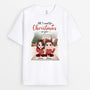 0580AUK1 Personalised T shirts Lovers Couples Lovers Christmas