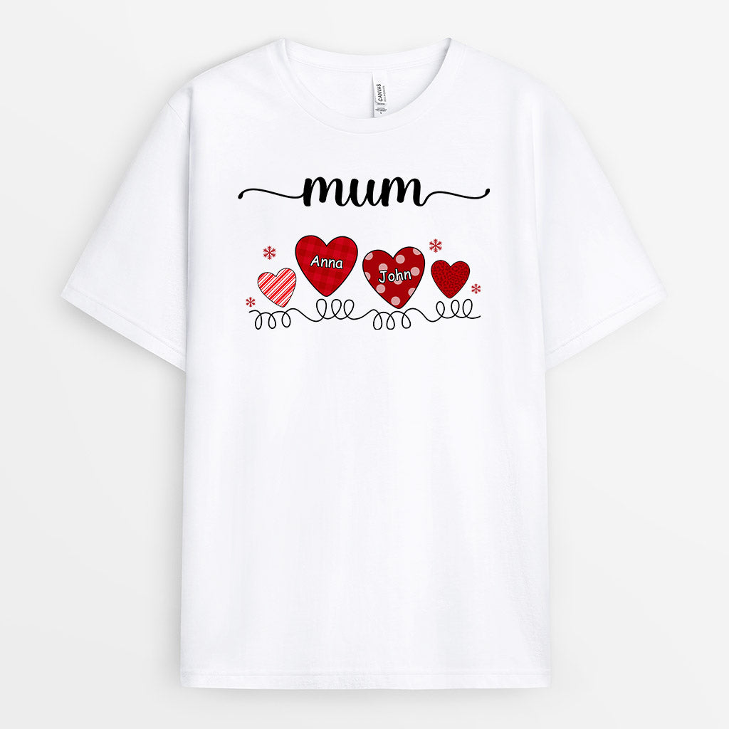 0599AUK2 Personalised T shirts Gifts Grandma Mum Christmas