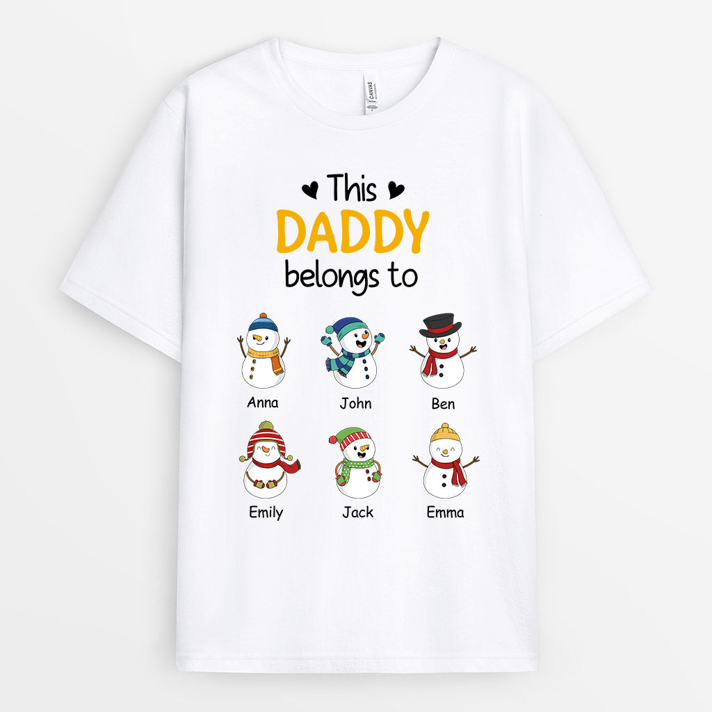 This Grandad Belongs To - Personalised Gifts | T-shirts for Grandad/Dad Christmas