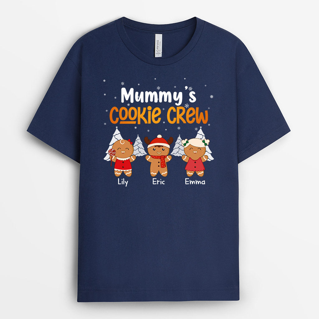Grandma's Cookie Crew - Personalised Gifts | T-shirts for Grandma/Mum Christmas