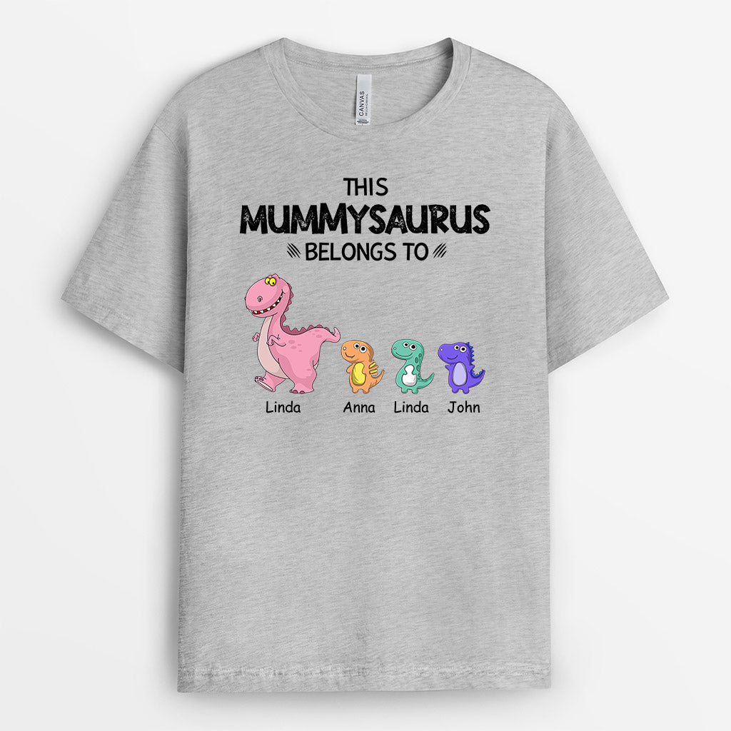 This Grandmasaurus Belongs To - Personalised Gifts | T-shirts for Grandma/Mum