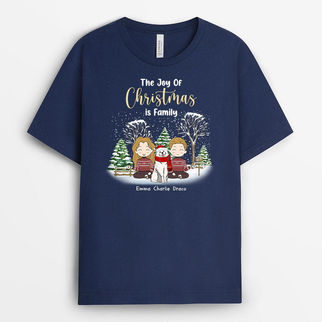 The Joy Of Christmas - Personalised Gifts | T-shirts for Dog Lovers Christmas