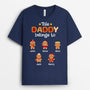 0661AUK2 Personalised T shirts Gifts Cookies Grandpa Dad Christmas