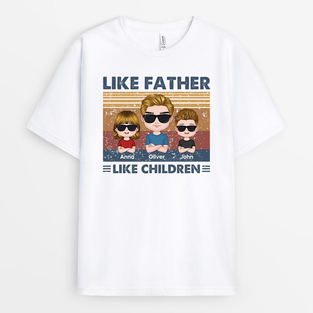 Like Father Like Son - Personalised Gifts | T-shirts for Dad