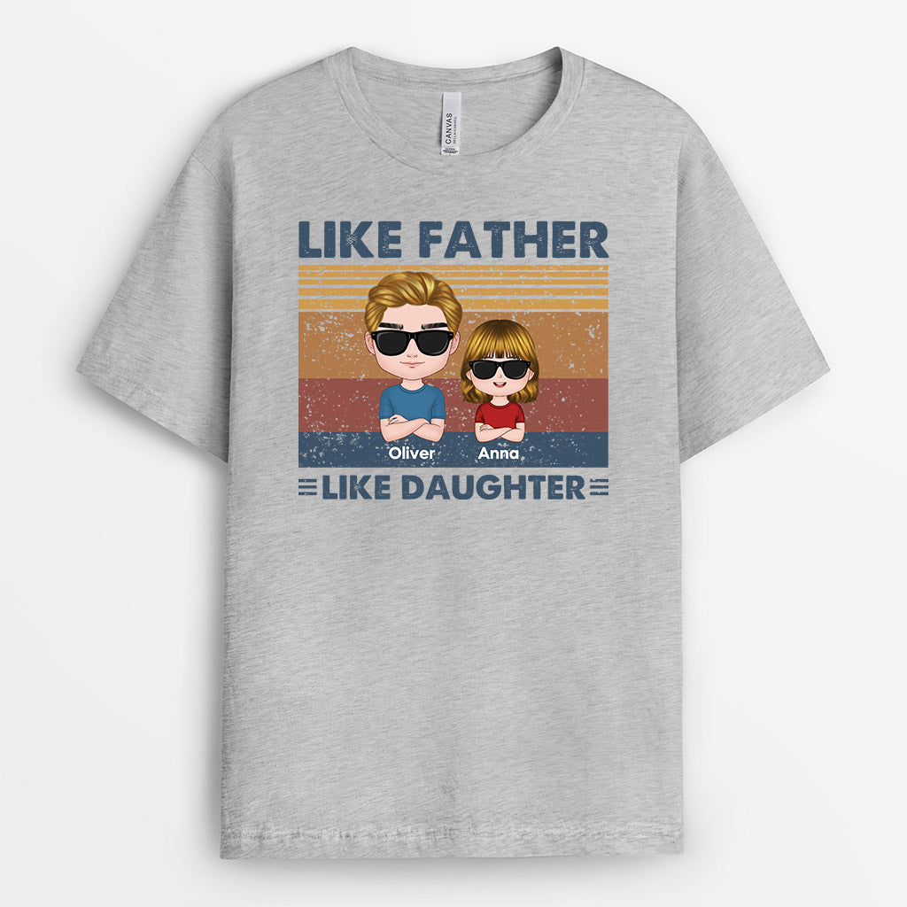 Like Father Like Son - Personalised Gifts | T-shirts for Dad