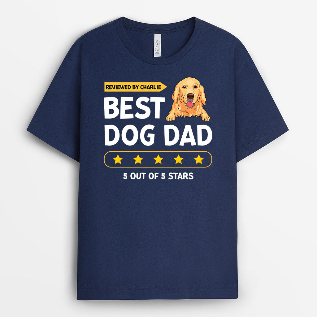 0682AUK1 Personalised T shirts Gifts Review Dog Lovers