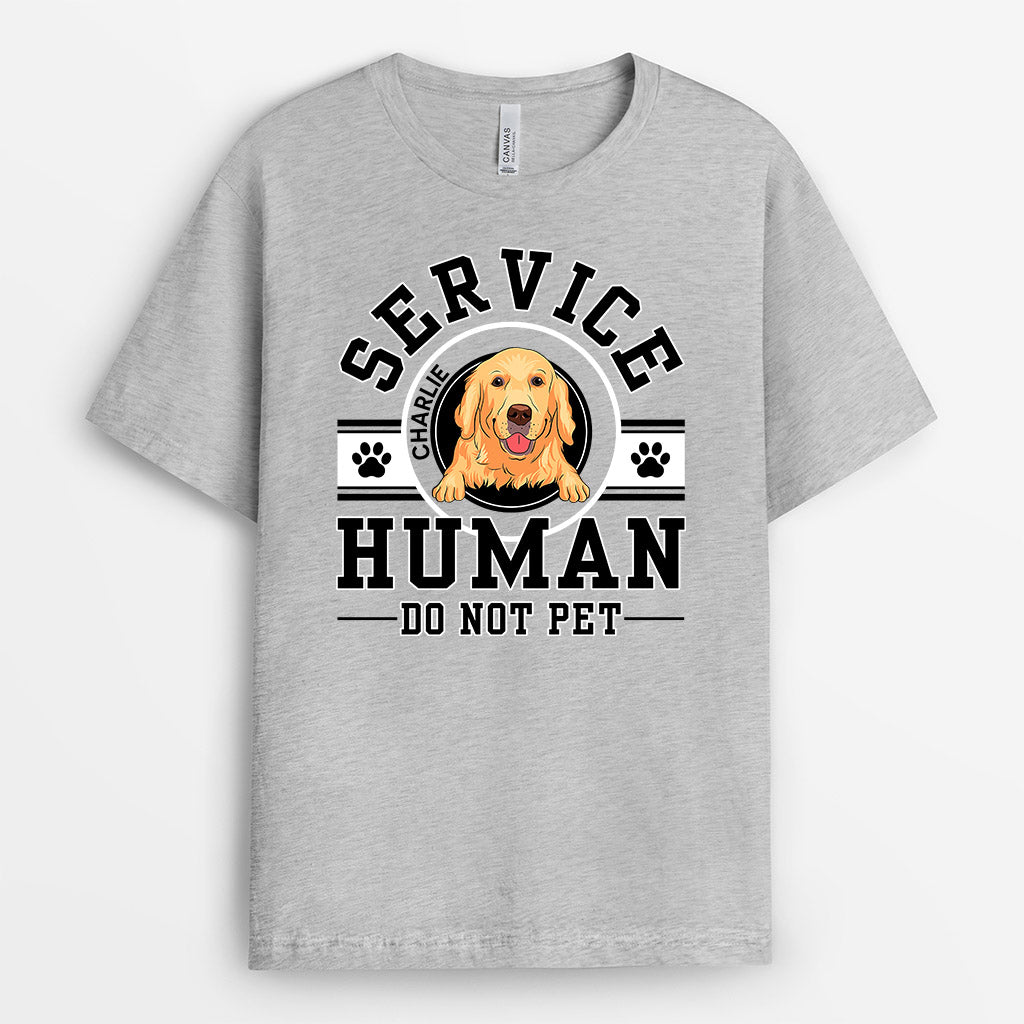 Service Human - Personalised Gifts | T-shirts for Dog Lovers