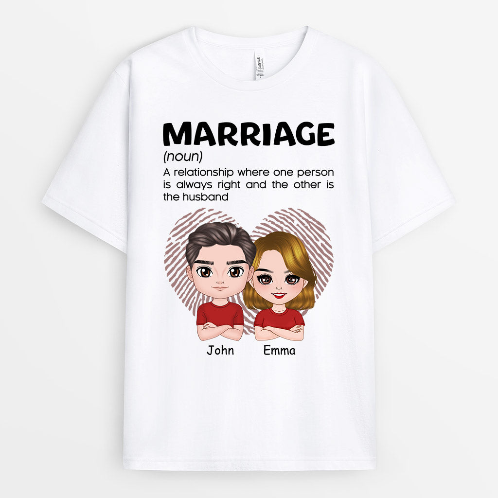 Marriage - Personalised Gifts | T-shirts for Couples/Lovers