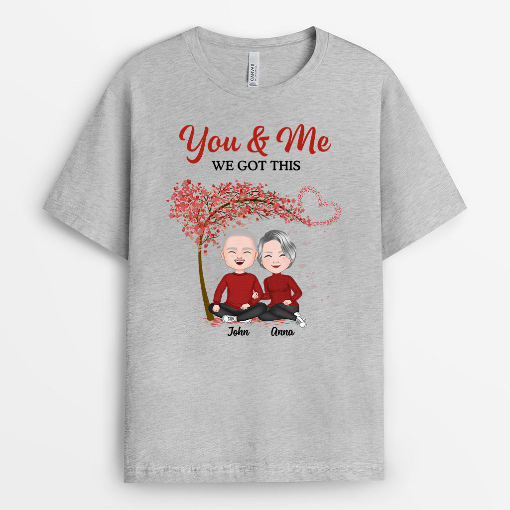 You & Me We Got This - Personalised Gifts | T-shirts for Couples/Lovers