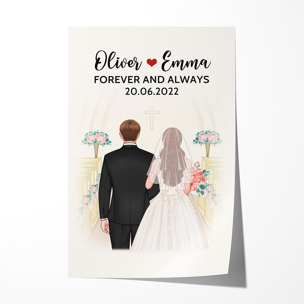 Forever And Always - Personalised Gifts | Posters for Couples/Lovers