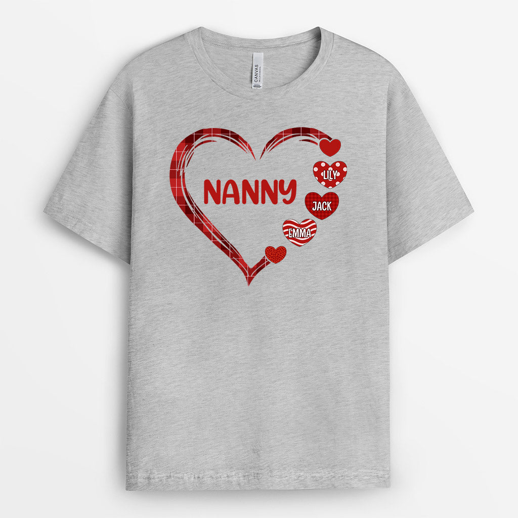 Grandma's Sweetheart - Personalised Gifts | T-shirts for Grandma/Mum