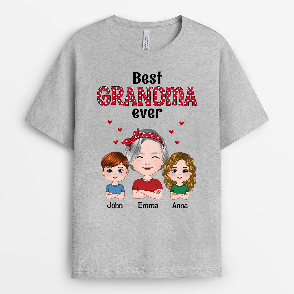 Best Grandma/Mummy Ever - Personalised Gifts | T-shirts for Grandma/Mum