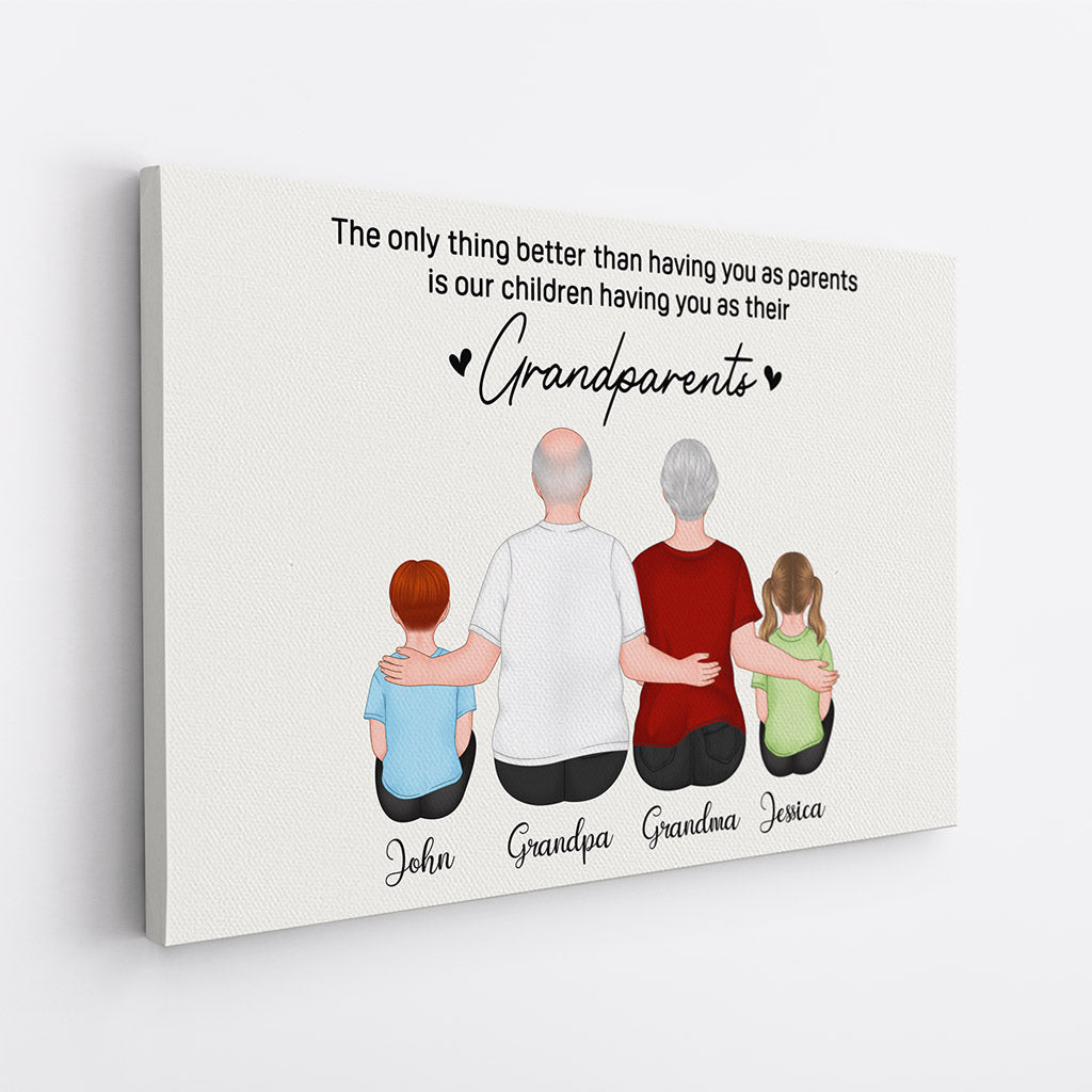 The Only Thing - Personalised Gifts | Canvas for Grandad/Grandma