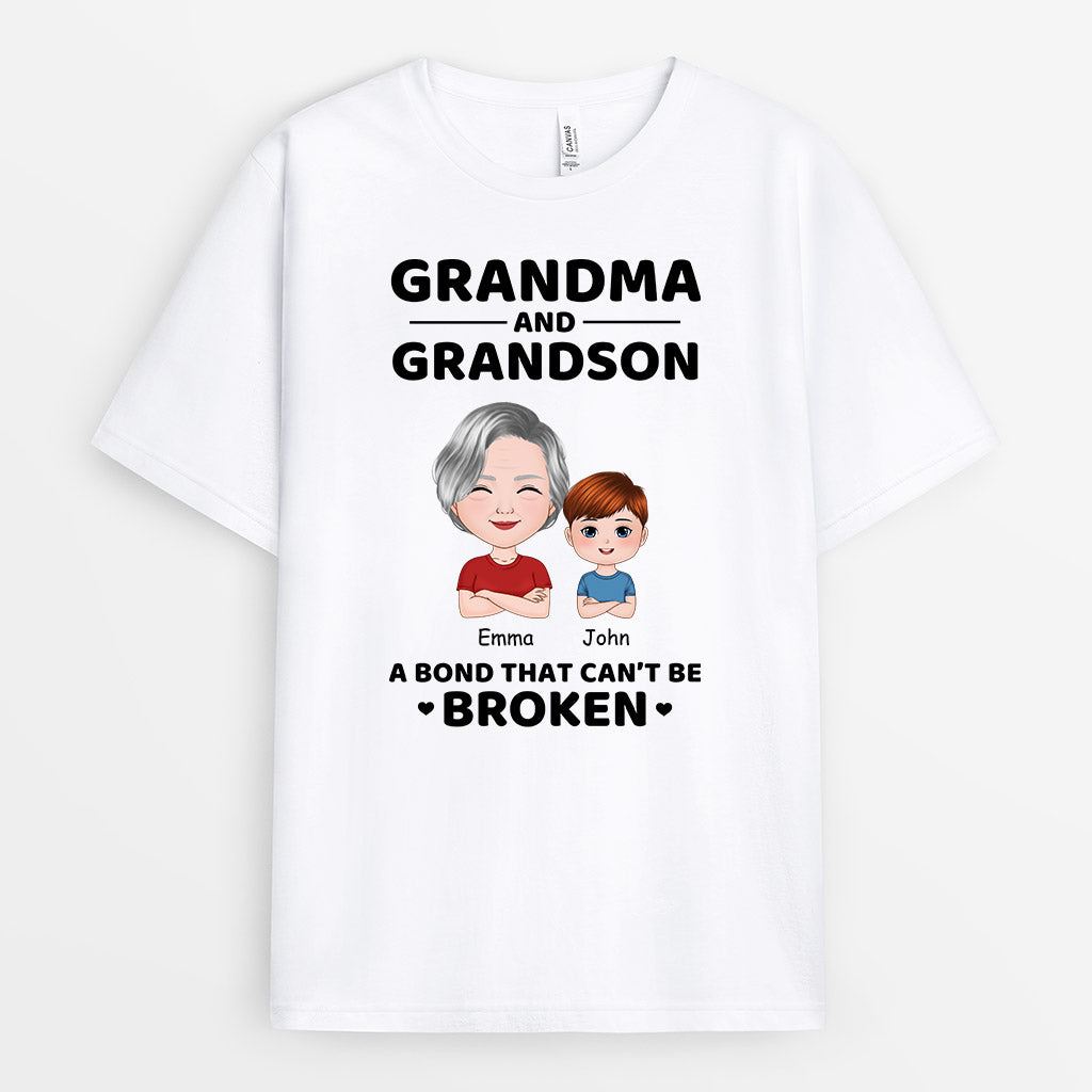 A Bond That Can‘t Be Broken - Personalised Gifts | T-shirts for Grandma/Mum