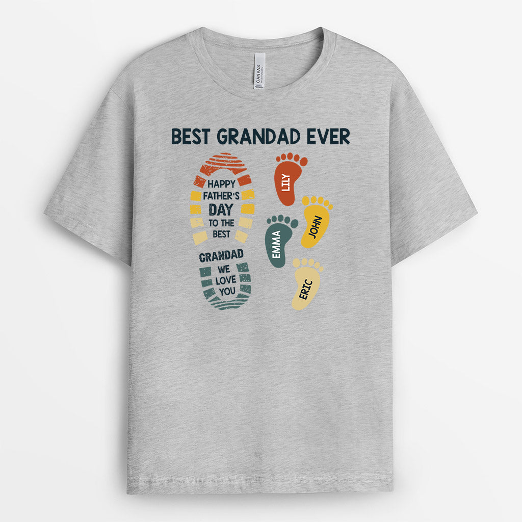 Best Grandad/Dad Ever - Personalised Gifts | T-shirts for Grandad/Dad