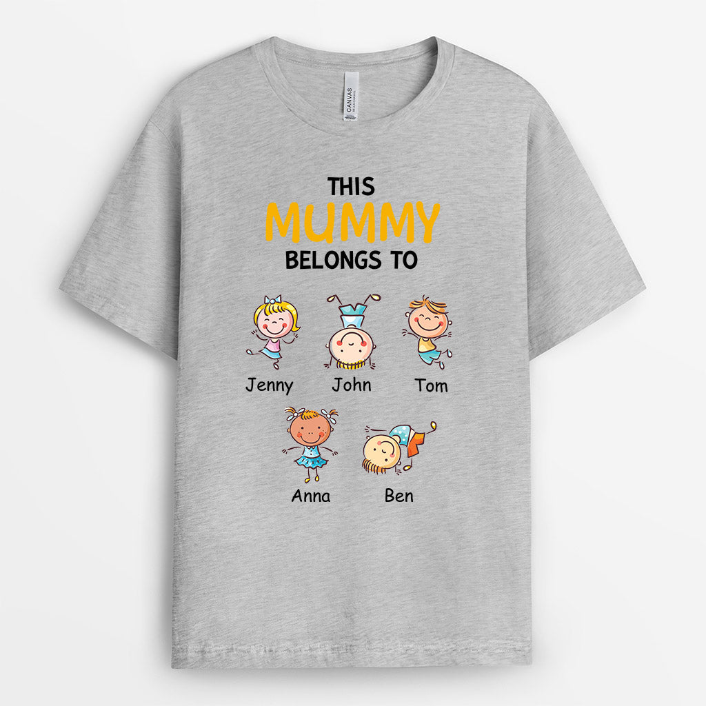 This Grandma/Mummy Belongs To - Personalised Gifts | T-shirts for Grandma/Mum