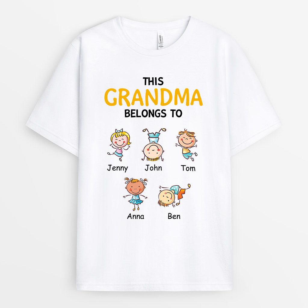 This Grandma/Mummy Belongs To - Personalised Gifts | T-shirts for Grandma/Mum