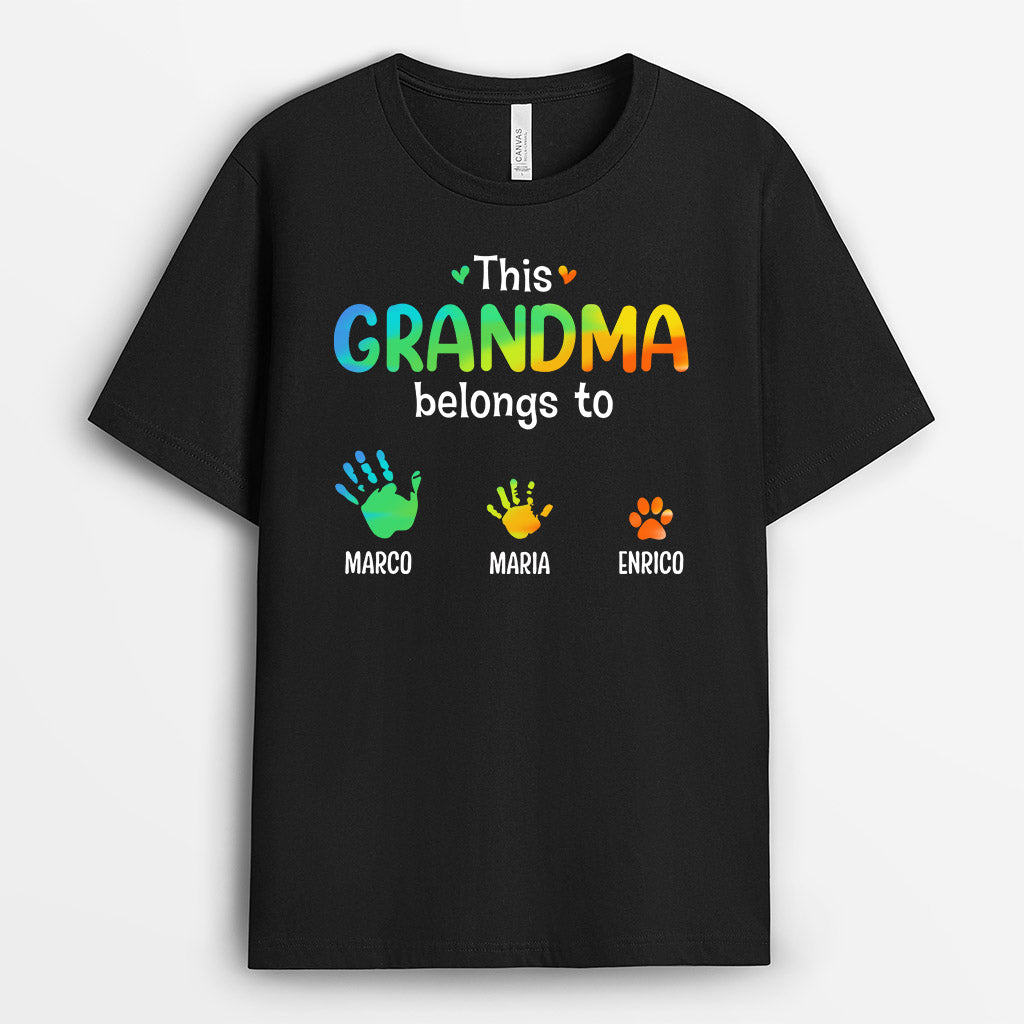 This Grandma/Mummy Belongs To - Personalised Gifts | T-shirts for Grandma/Mum