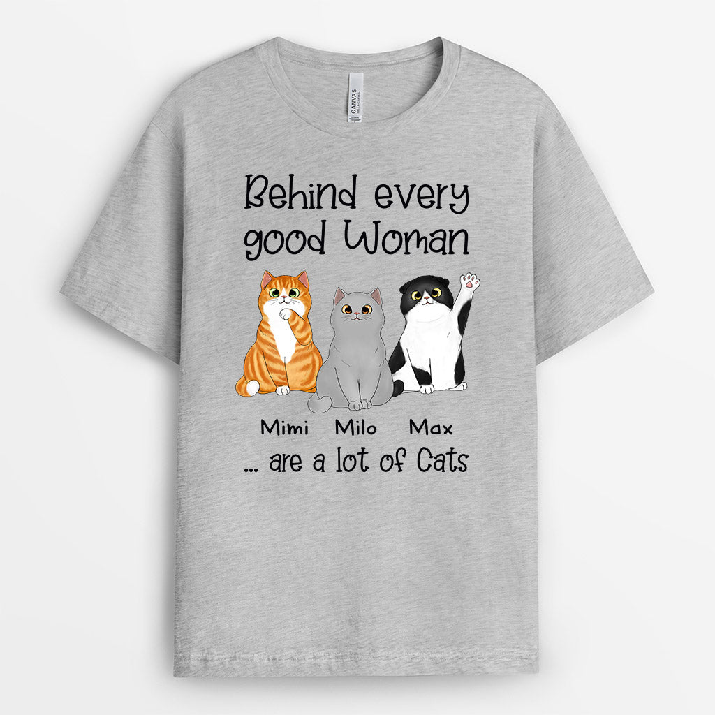 0763AUS1 Personalized T shirts Gifts Cat Cat Lovers