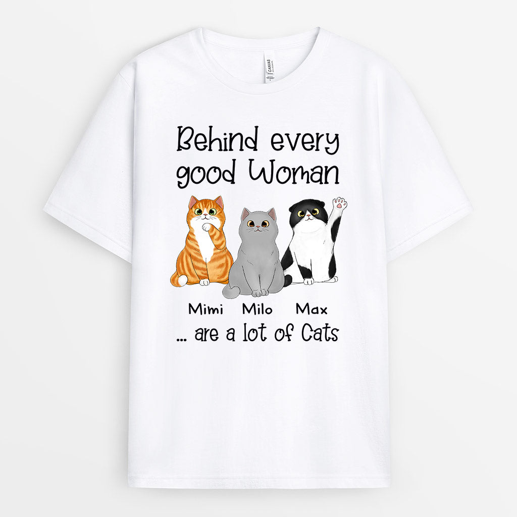 0763AUS2 Personalized T shirts Gifts Cat Cat Lovers