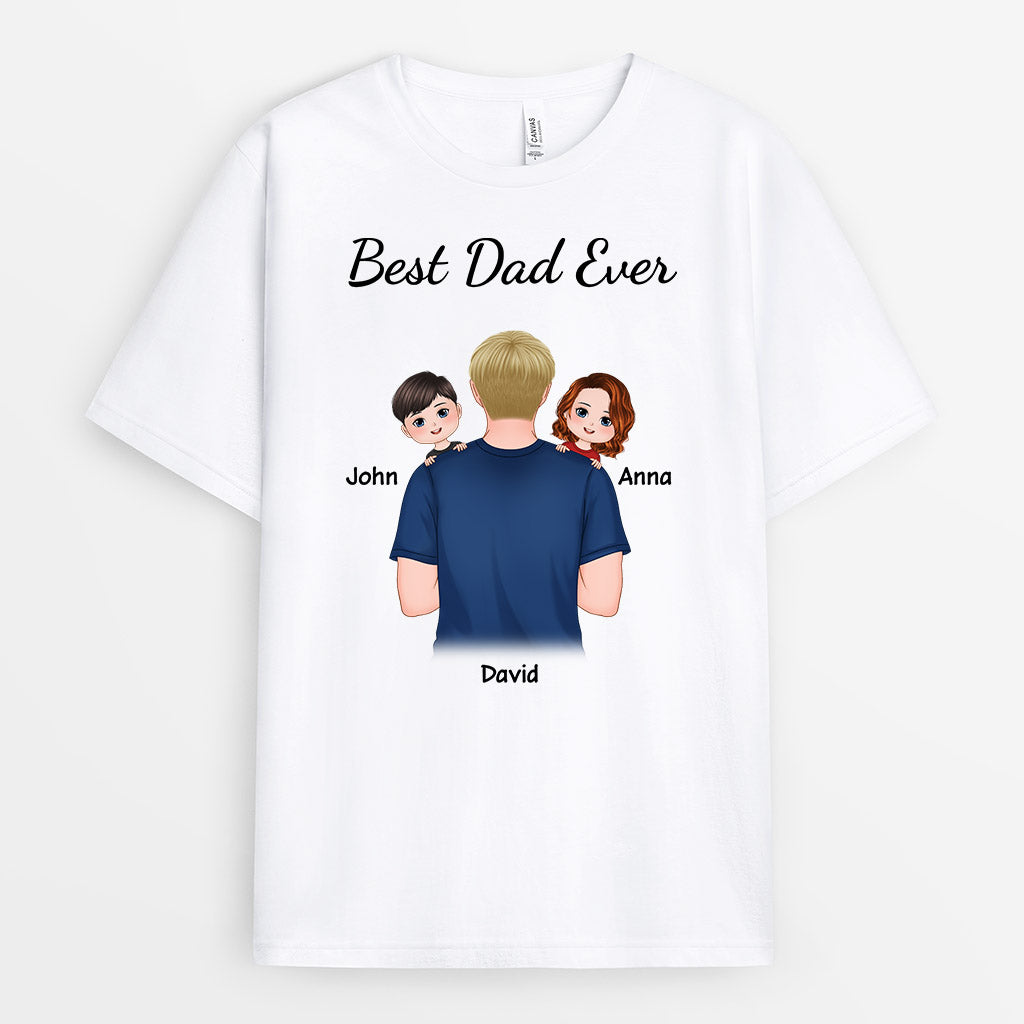 Best Dad Ever - Personalised Gifts | T-shirts for Grandad/Dad