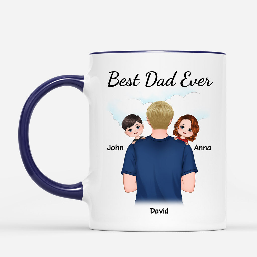 Best Dad Ever - Personalised Gifts | Mugs for Grandad/Dad
