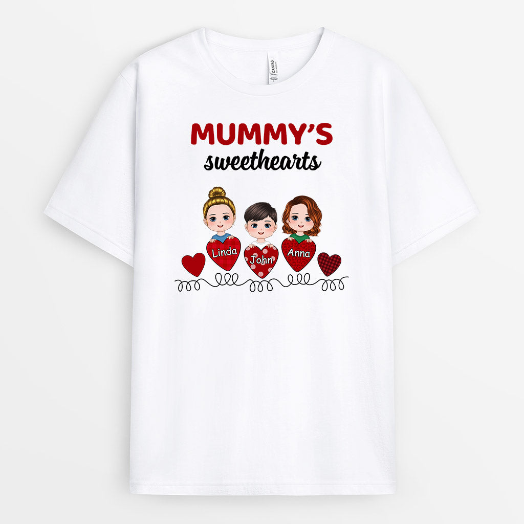 Mummy's Sweetheart - Personalised Gifts | T-shirts for Grandma/Mum