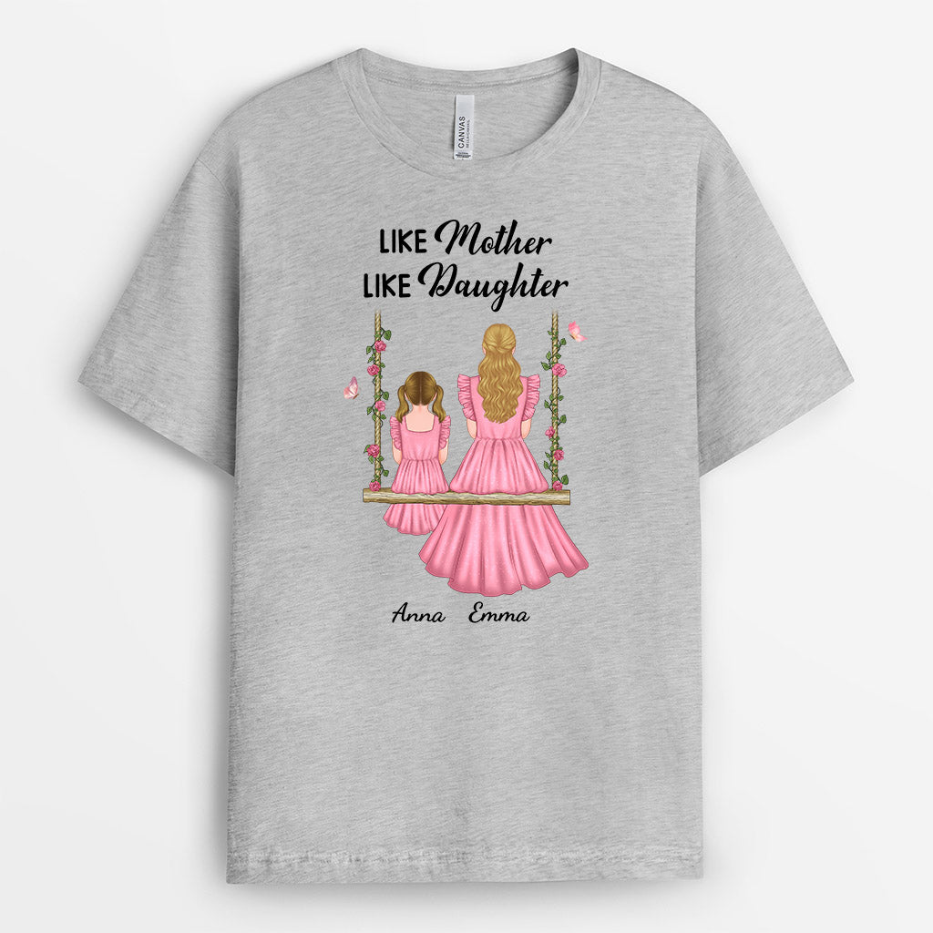 Like Mother Like Daughter - Personalised Gifts | T-shirts for Grandma/Mum