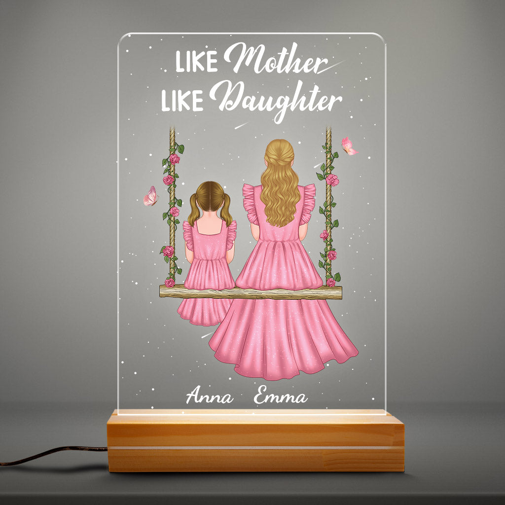 Like Mother Like Daughter - Personalised Gifts | Night Light for Grandma/Mum