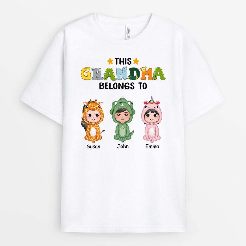 This Grandma/Mummy Belongs To - Personalised Gifts | T-shirts for Grandma/Mum
