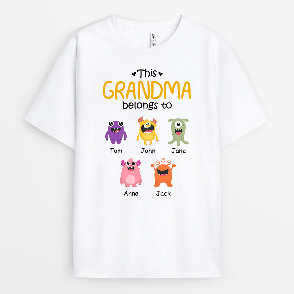 This Grandma/Mummy Belongs To - Personalised Gifts | T-shirts for Grandma/Mum