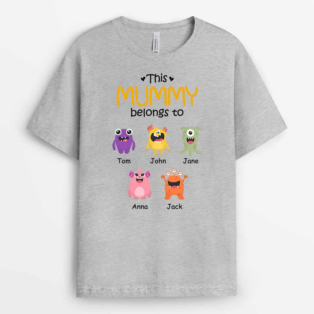 This Grandma/Mummy Belongs To - Personalised Gifts | T-shirts for Grandma/Mum